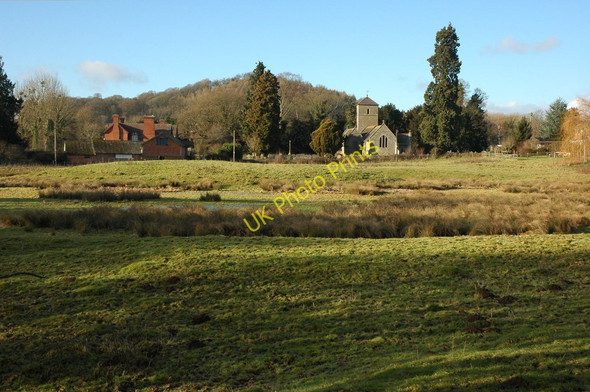 Photo 6"x4" Mansel Lacy church from the east Mansell Lacy c2011