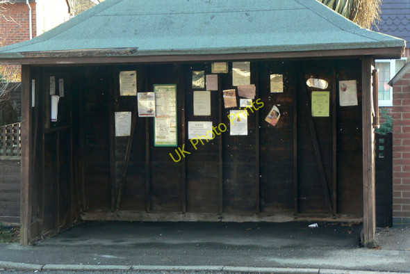 Photo 6"x4" Village notice board Kinoulton c2011