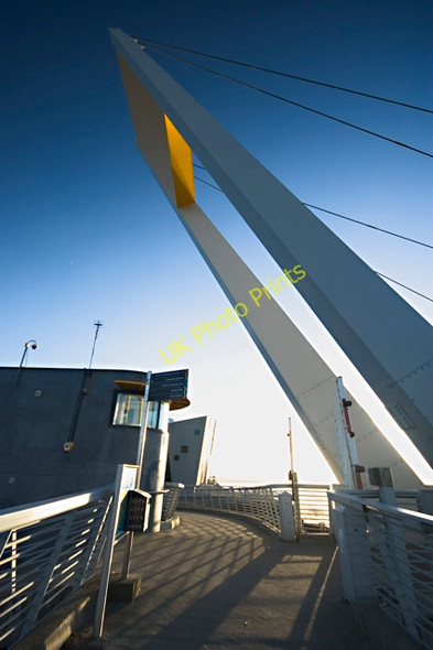 Photo 6"x4" River Hull footbridge ramp Kingston upon Hull c2011