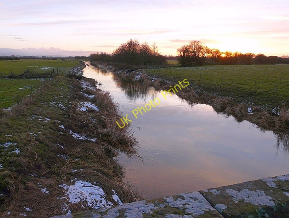 Photo 6"x4" River Wampool on a winter afternoon Angerton\/NY2257 c2011