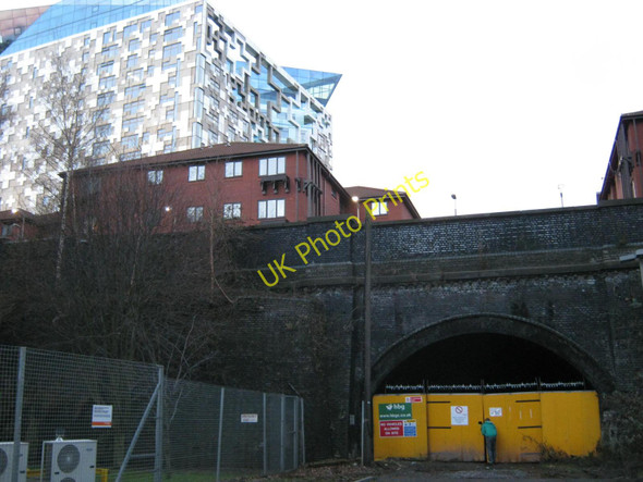 Photo 6"x4" Former railway tunnel, near The Cube Lee Bank c2011