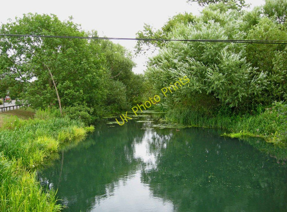 Photo 6"x4" Stream by the High Street, Old Woking Woking c2010