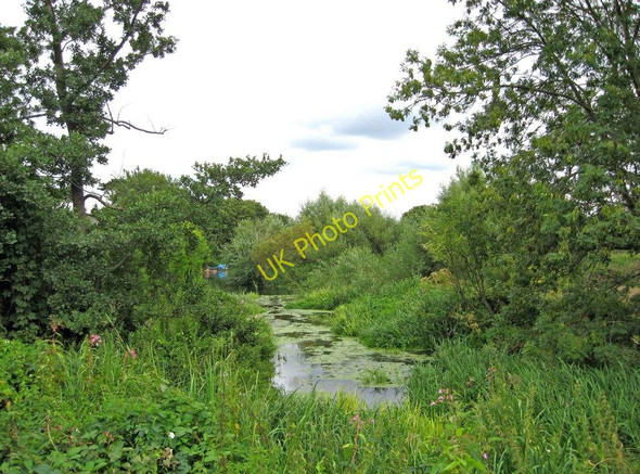 Photo 6"x4" Stream near the High Street, Old Woking Woking c2010