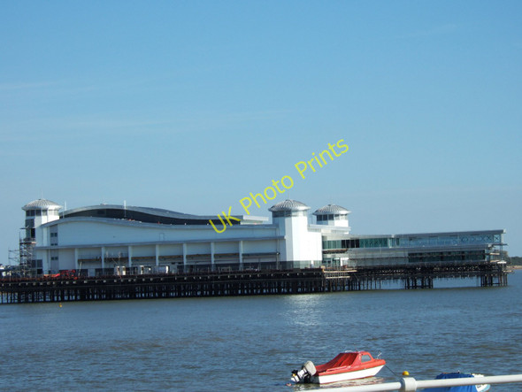 Photo 6"x4" Weston Super Mare - the new pier from Knightstone Island Weston-super-Mare c2010