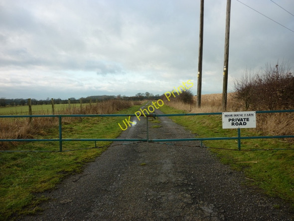 Photo 6"x4" The track to Moor House Farm, Nunkeeling Bewholme c2011