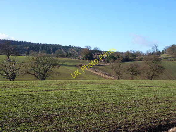 Photo 6"x4" Farmland near Willey Linley\/SO6898 c2011