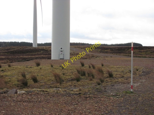 Photo 6"x4" Turbine towers, Whaup Knowe Forth\/NS9453 c2011