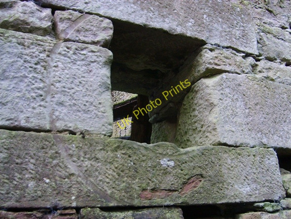 Photo 6"x4" Where mill wheel was connected to mill Hatton of Ogilvie c2011