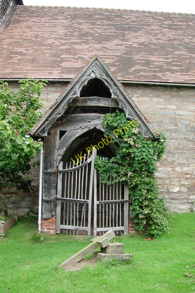 Photo 6"x4" St Andrew, Stockton on Teme - Porch Stockton on Teme c2000