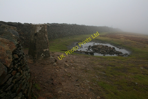 Photo 6"x4" Trig Point, Whernside Chapel-le-Dale c2008