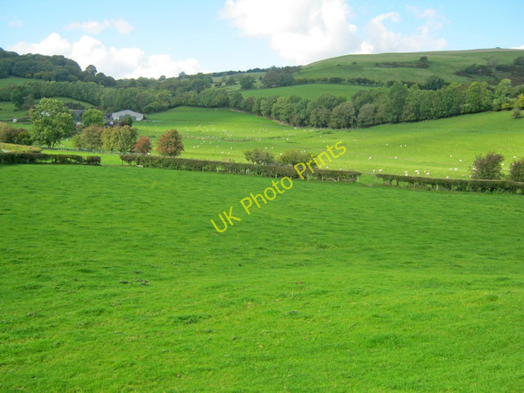 Photo 6"x4" Farmland west of Heyope Heyope c2010