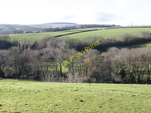 Photo 6"x4" View towards Rodhuish Common Beggearn Huish c2011