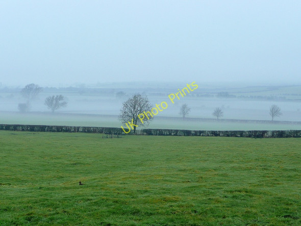 Photo 6"x4" The misty Welland valley Ashley\/SP7990 c2010