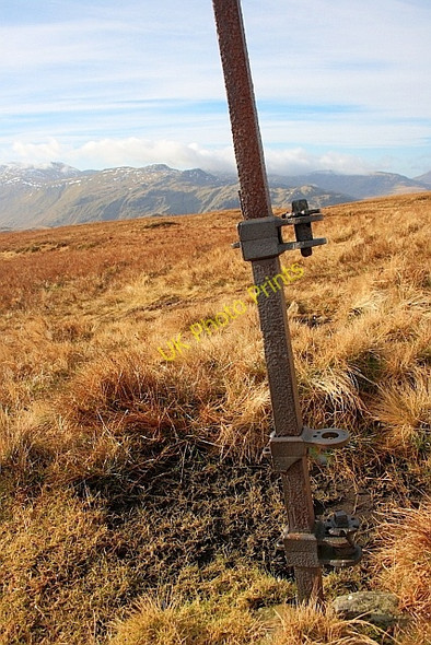 Photo 6"x4" Old Fence Post, Ullscarf Stonethwaite\/NY2613 c2011 P1