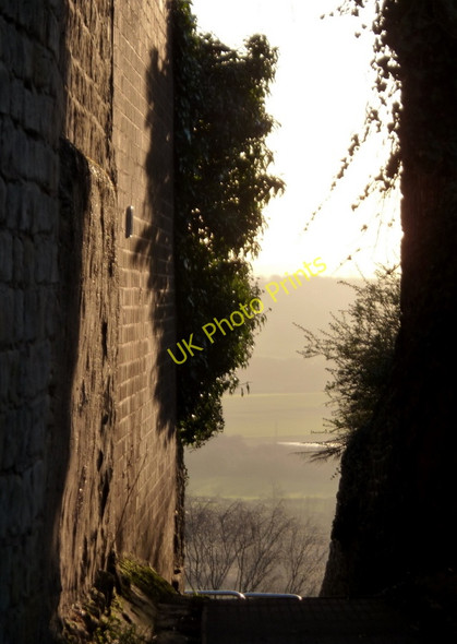 Photo 6"x4" Footpath from the High Street Bolsover c2011