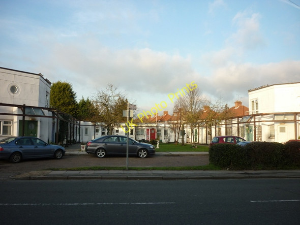 Photo 6"x4" Flat top dwellings on Cranford Lane, Heston Hounslow c2011