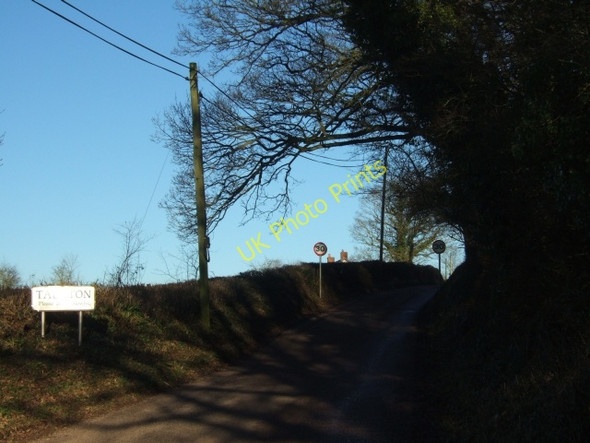 Photo 6"x4" Approaching Talaton from south-west Larkbeare c2011