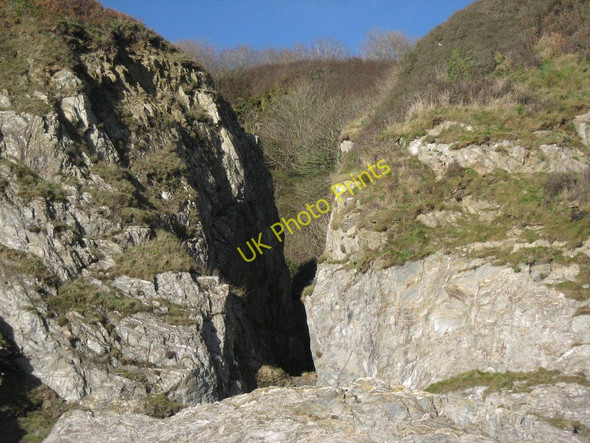 Photo 6"x4" Bee sands, cliff face view Torcross\/SX8242 c2011