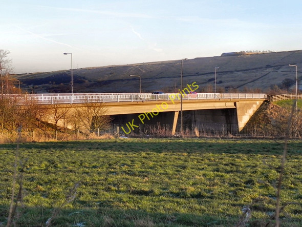 Photo 6"x4" Round Ings Road Bridge Outlane Moor c2011