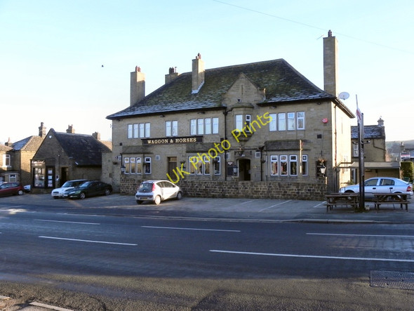 Photo 6"x4" Waggon & Horses Slack\/SE0817 c2011