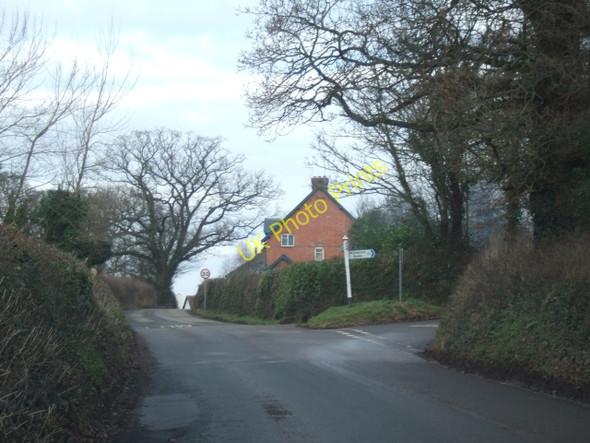 Photo 6"x4" Junction (Brampford Cross) with sign to Brampford Speke Langford\/SX9097 c2011