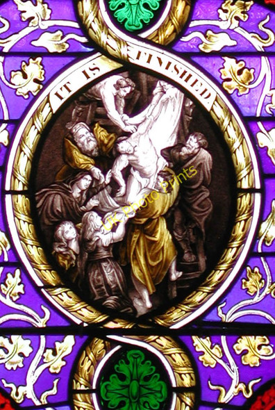 Photo 6"x4" St Peter, More - Stained glass window More c2000 P1