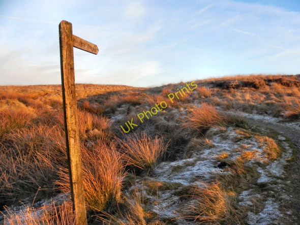 Photo 6"x4" Pennine Way, Marsden Moor Bleak Hey Nook c2011