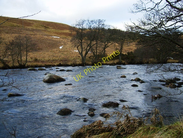 Photo 6"x4" Site of an old ford over the R South Esk near Brocklas Dykehead\/NO3860 c2011