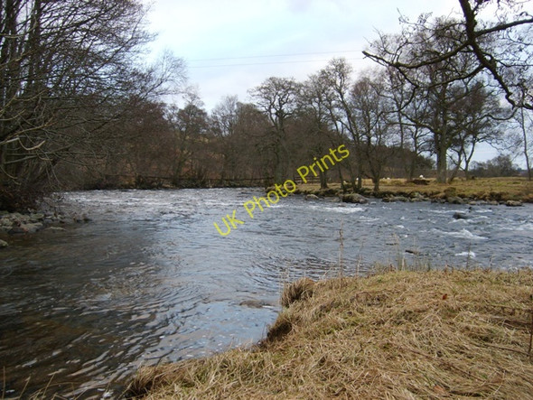 Photo 6"x4" Where the Burn of Glenmoye (AKA the Burn of Kinrive) meets with the River South Esk Dykehead\/NO3860 c2011