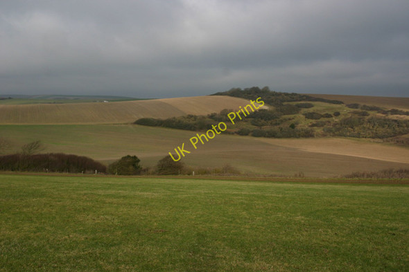 Photo 6"x4" Greenwich Meridian West of Telscombe Telscombe c2011