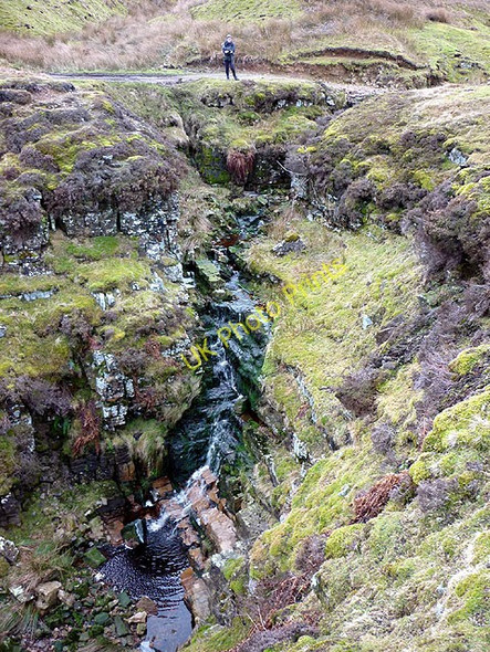 Photo 6"x4" Waterfall, Fleemis Gill Braidley c2011
