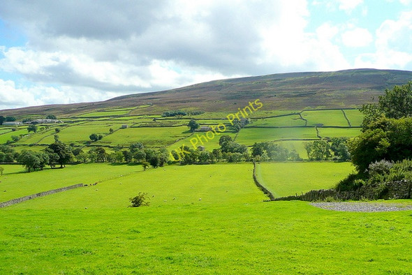 Photo 6"x4" View to Harkerside Healaugh\/SE0199 c2010