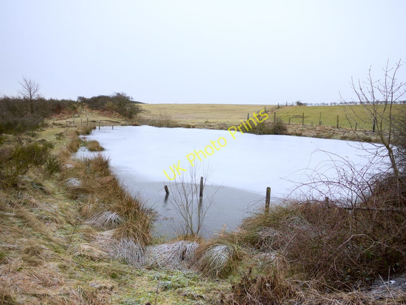 Photo 6"x4" Pond by the former Loud Waggonway Annfield Plain c2011