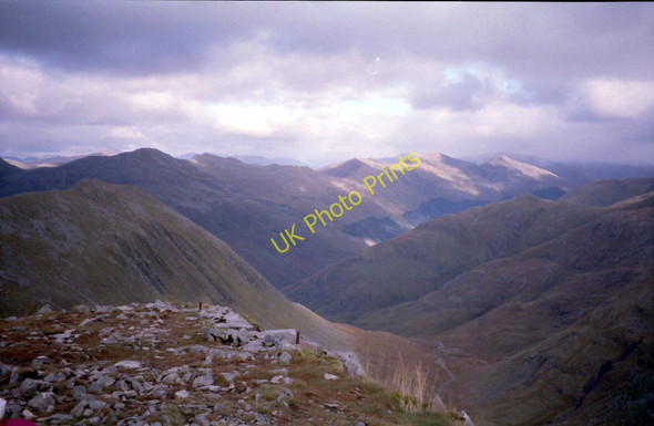 Photo 6"x4" Looking into Coire Toiteil Kinloch Hourn c1997