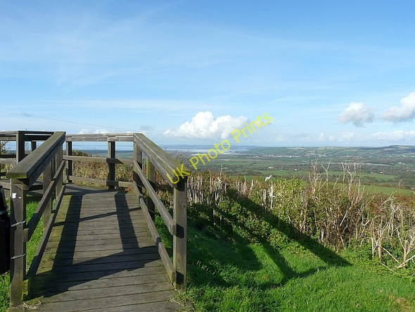 Photo 6"x4" Viewing platform on Pembrey Mountain Burry Port\/Porth Tywyn c2008