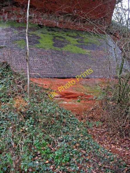 Photo 6"x4" Underneath Wilden Top Road bridge over former railway line Stourport-on-Severn c2010