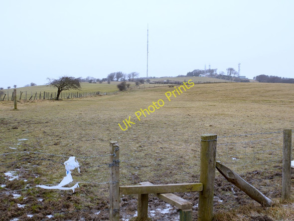 Photo 6"x4" Field path towards Pontop Pike Annfield Plain c2011