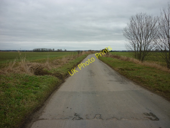 Photo 6"x4" Station Road towards the old Lockington Station Aike c2011