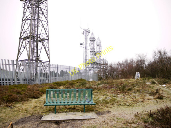Photo 6"x4" Pontop Pike hilltop Stony Heap c2011