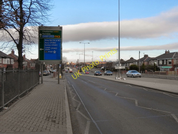 Photo 6"x4" Broadway (A663), Chadderton Failsworth c2011