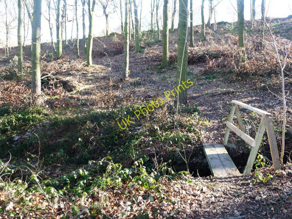 Photo 6"x4" Footbridge across North Wood Beck Midgley\/SE2714 c2011