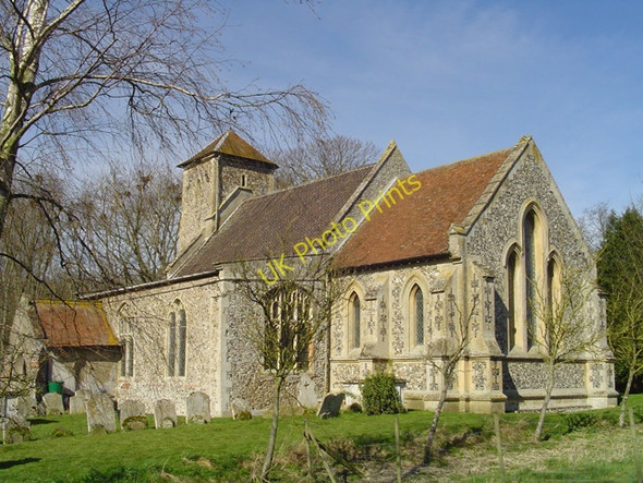 Photo 6"x4" Fersfield St Andrew's church Fersfield c2007