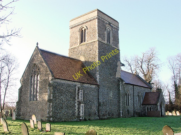 Photo 6"x4" Fundenhall St Nicholas' church Ashwellthorpe c2010