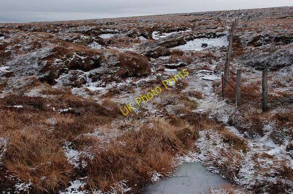 Photo 6"x4" Peat hags on Blackhope Scar Blackhope Scar c2011