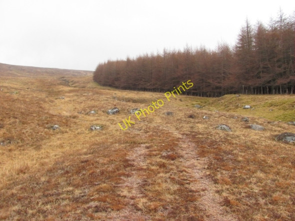 Photo 6"x4" Tyre tracks, Allt a' Ghuibhais Creag Bheag\/NN4895 c2011