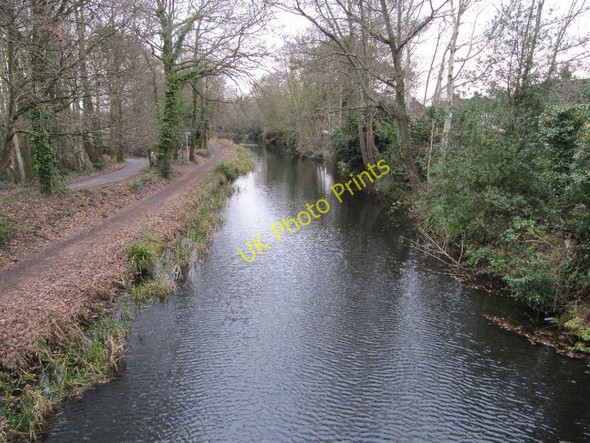 Photo 6"x4" Looking in the Woking direction Brookwood c2011
