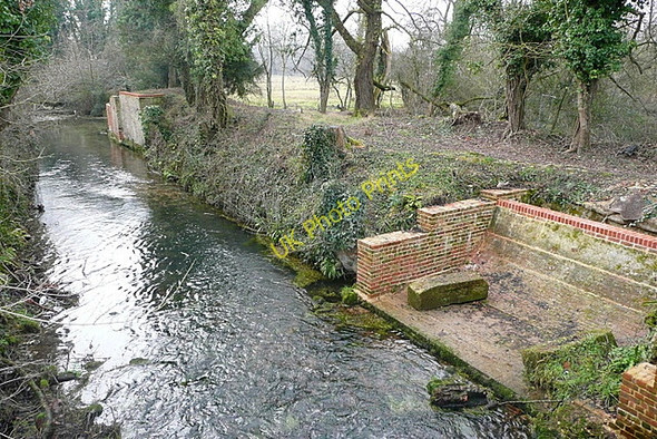 Photo 6"x4" River Itchen lock Winchester c2011