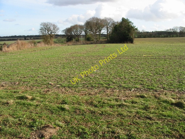 Photo 6"x4" View across farmland near Barfrestone Frogham\/TR2550 c2008