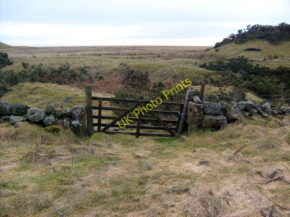 Photo 6"x4" Kilsyth hills, gate to Craigdouffie Banton\/NS7579 c2011