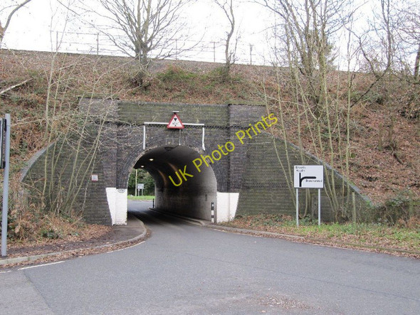 Photo 6"x4" Brookwood to the right Pirbright c2011